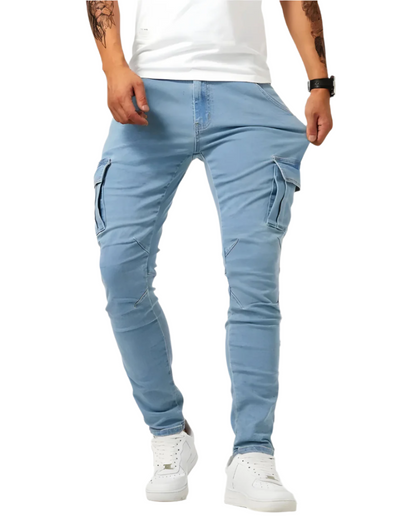 PANTALÓN SLIM FIT CARGO STRECH