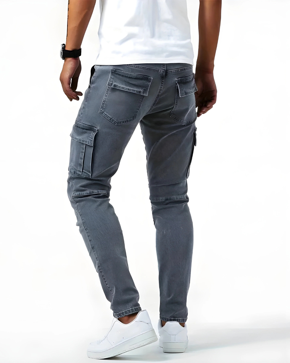 PANTALÓN SLIM FIT CARGO STRECH