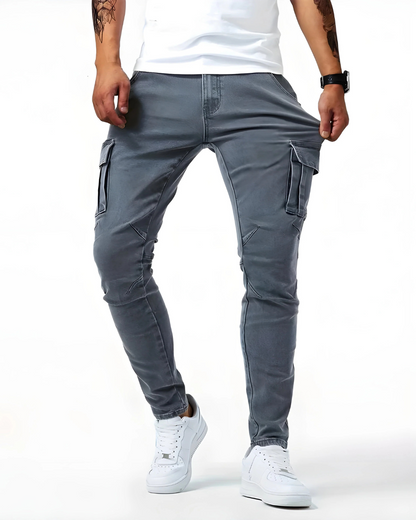 PANTALÓN SLIM FIT CARGO STRECH