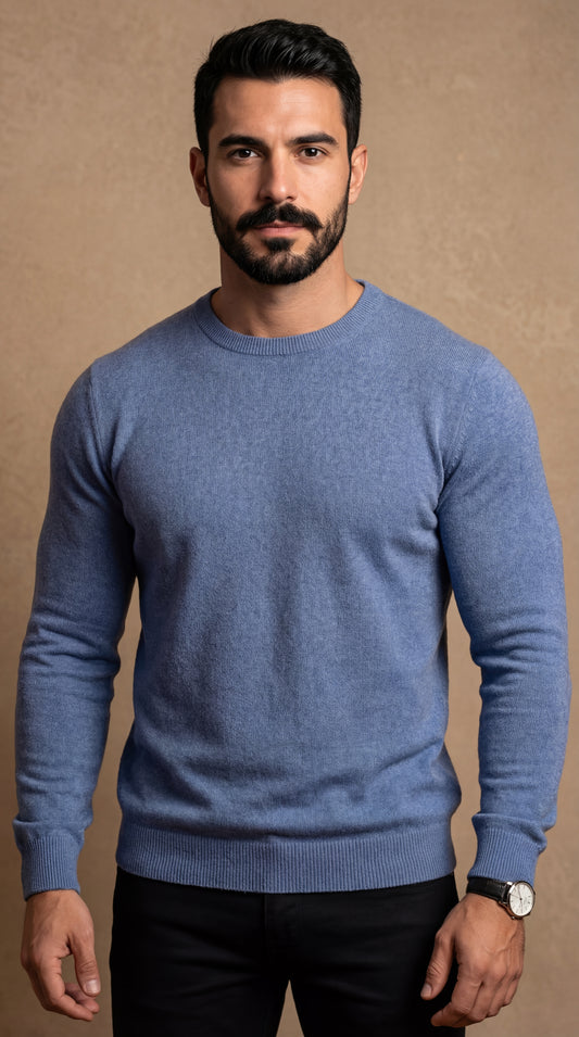 JERSEY PUNTO CUELLO REDONDO CASHMERE