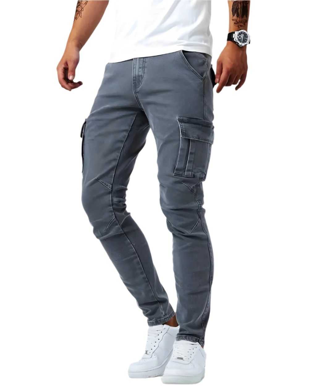 PANTALÓN SLIM FIT CARGO STRECH