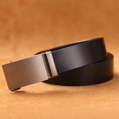 CINTURÓN HEBILLA RECTANGULAR PIEL