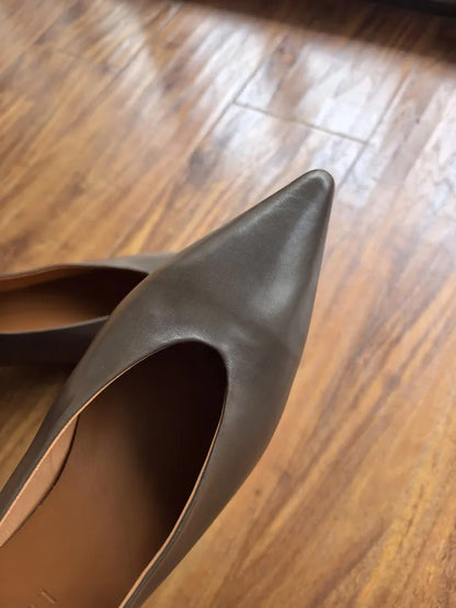 ZAPATO TACÓN BAJO PIEL