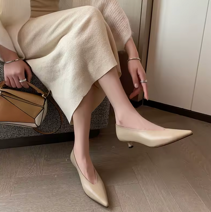 ZAPATO TACÓN BAJO PIEL
