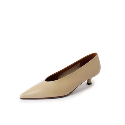 ZAPATO TACÓN BAJO PIEL