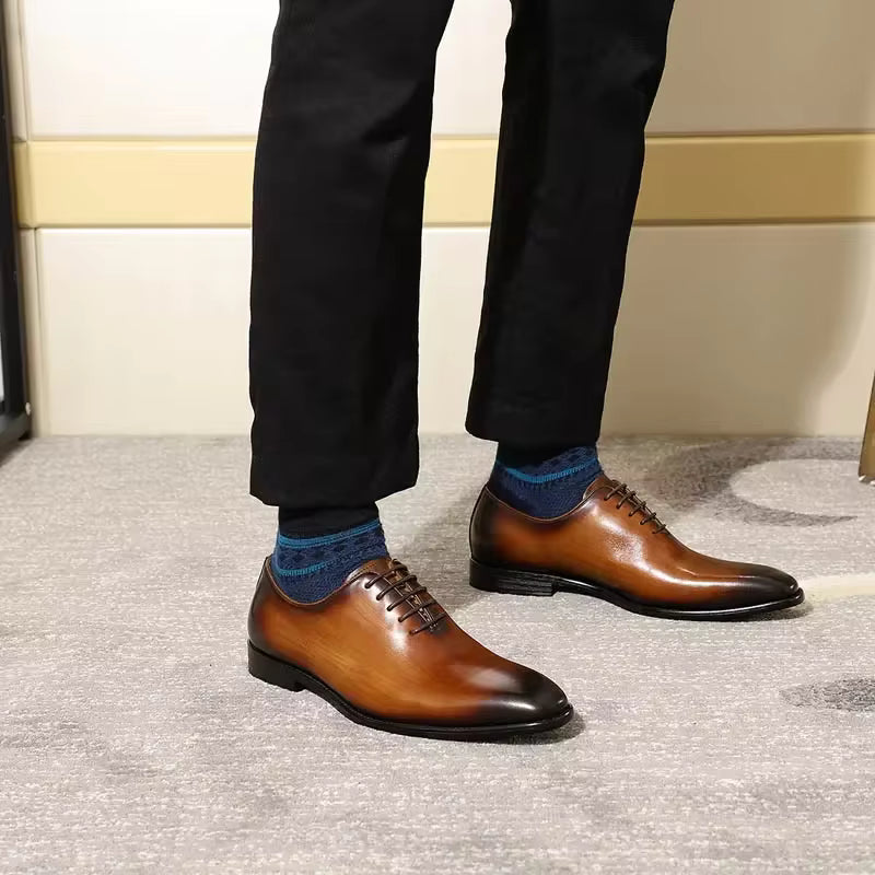 ZAPATO OXFORD CUERO