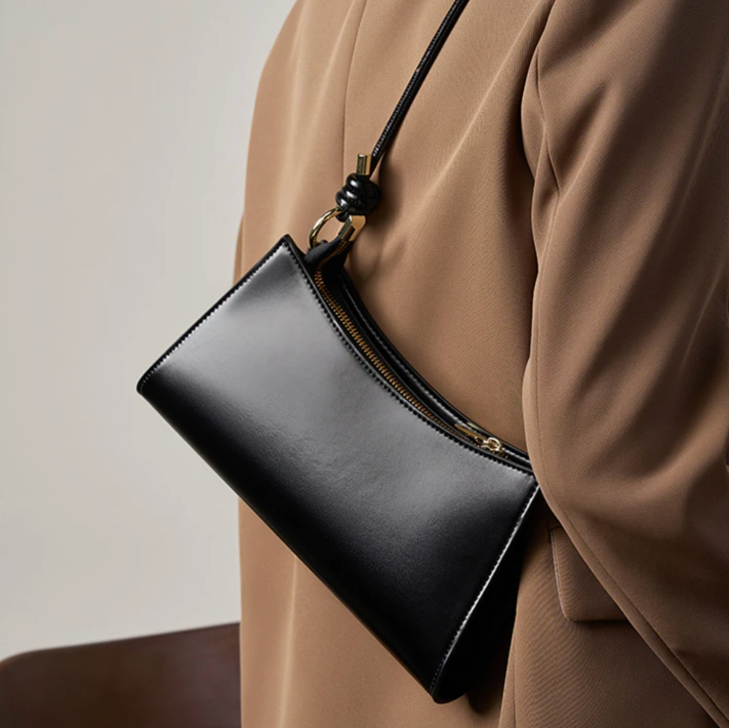 BOLSO BAGUETTE PIEL