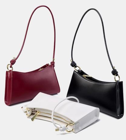 BOLSO BAGUETTE PIEL