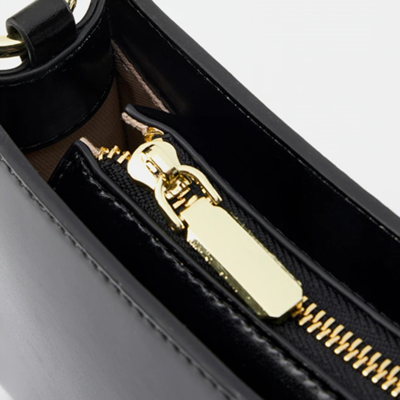 BOLSO BAGUETTE PIEL