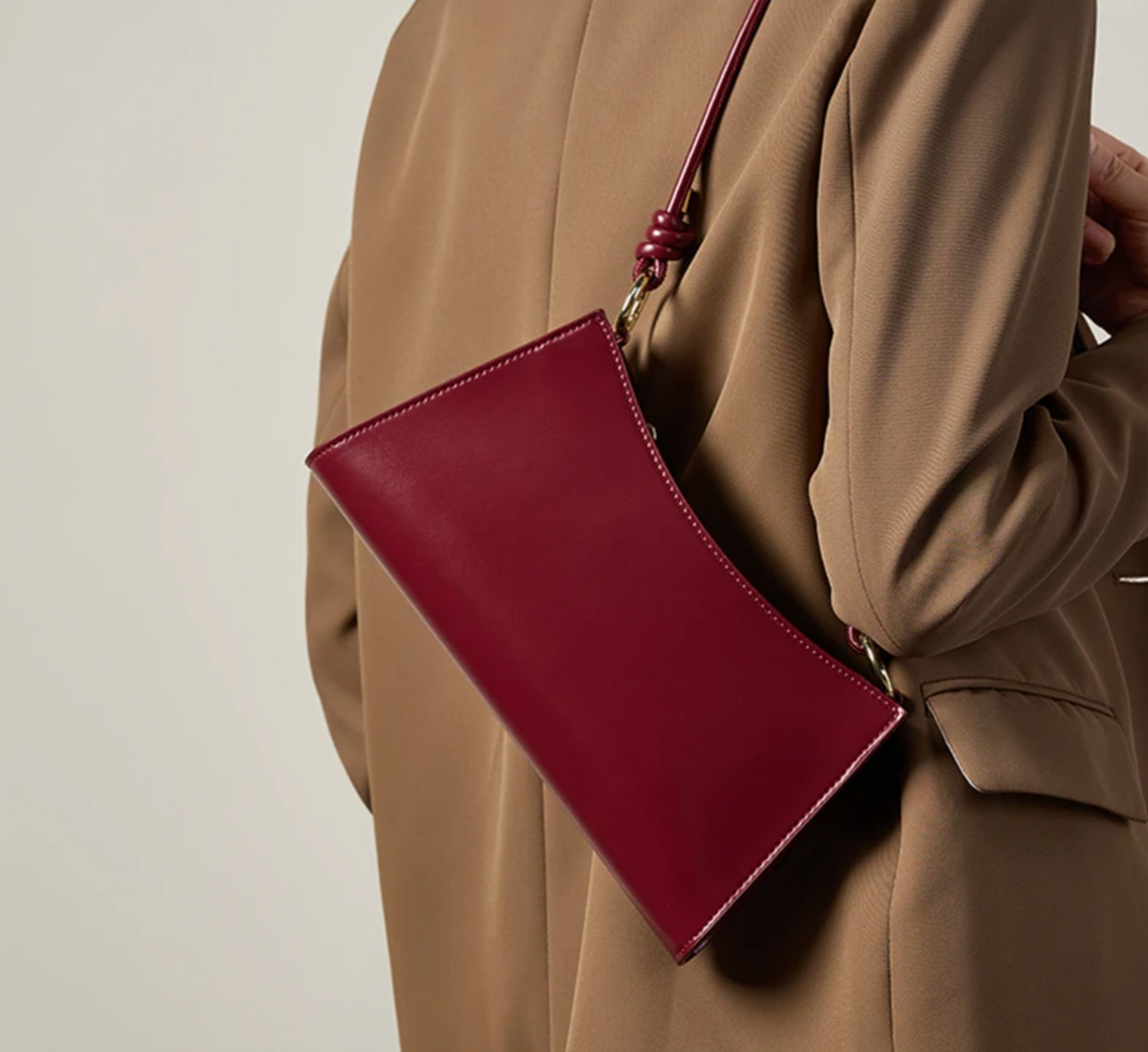 BOLSO BAGUETTE PIEL