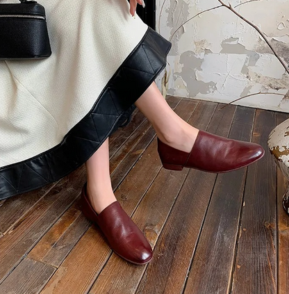 ZAPATO PIEL PLANO